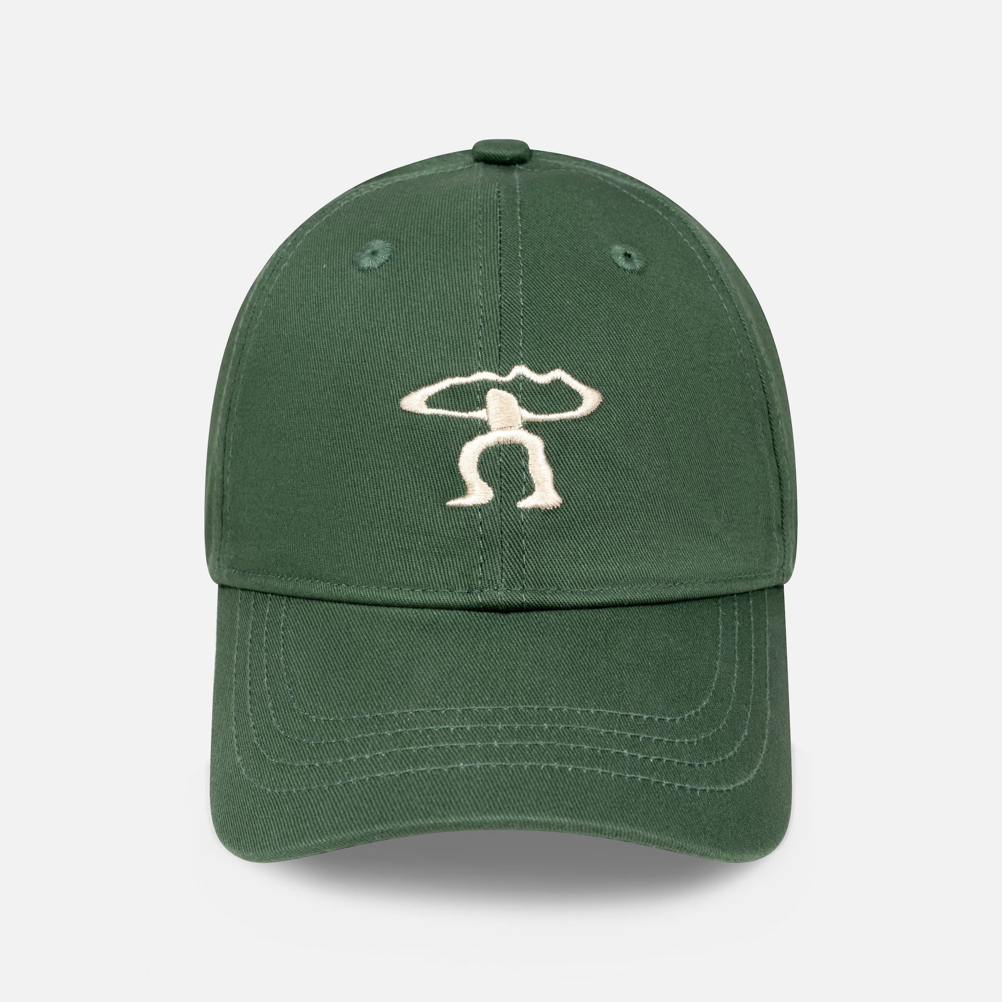 Green logo cap