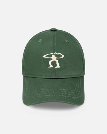 Green logo cap