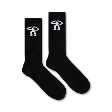 logo sock – black
