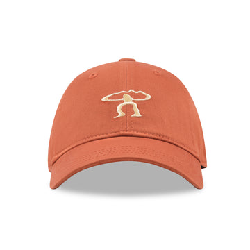 Orange logo cap