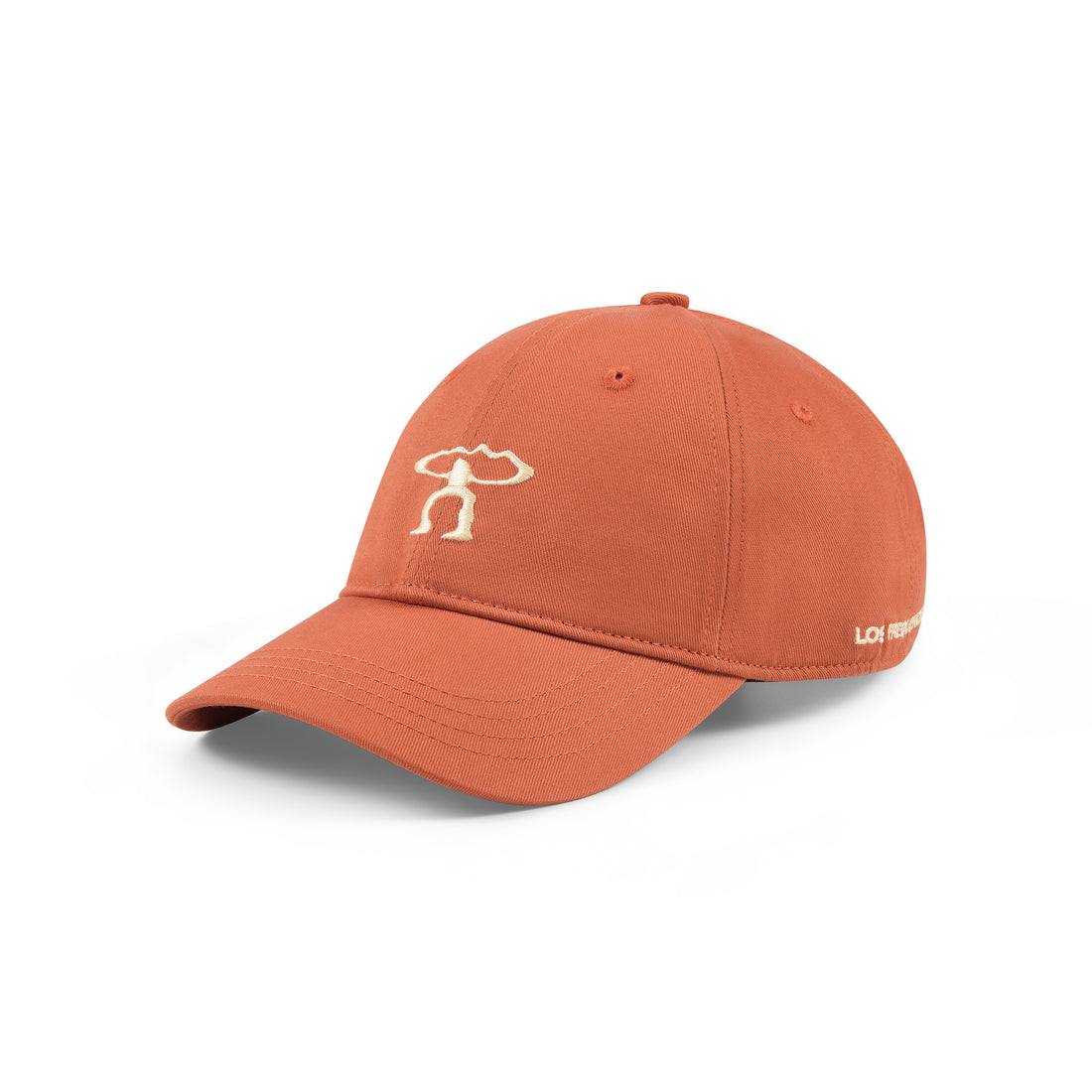 Orange logo cap